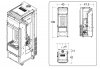 Piec na pellet Noir NIS EVO 9 kW + WiFi